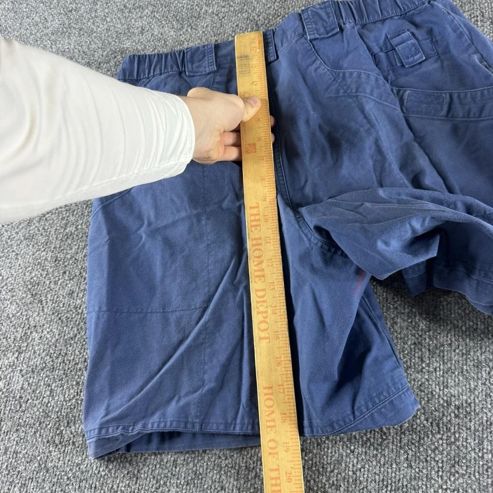 Columbia PFG Shorts Mens M Blue Mesh Panel Fishing Elastic Waist 109 FM 4529